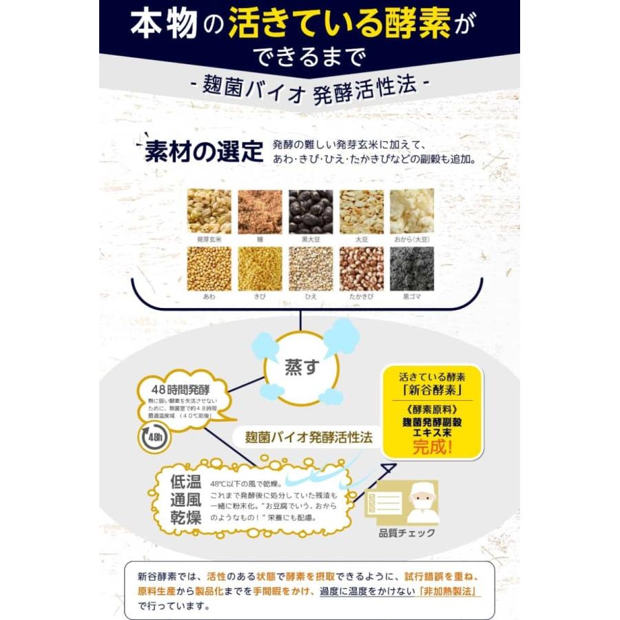 新谷酵素 麹菌 消化酵素 サプリ 発酵 活きている 乳酸菌 ギムネマ