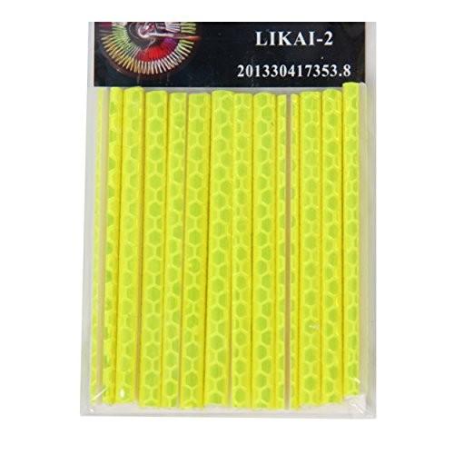 (ゼイゲウィン) Zigwin マウンテンバイク 固定歯車 自転車反射ホイール ストライプ リフレクター スポーク 12枚セット 反射ステッカー