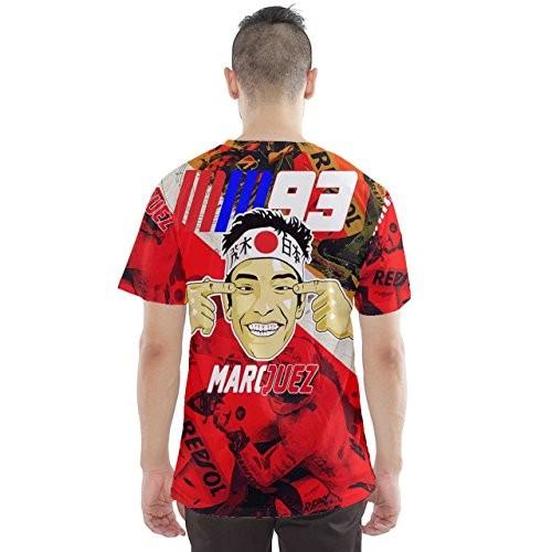 mm93*Marc Marquez日本Racing Tee TshirtポリエステルFullprint TシャツメンズサイズXL