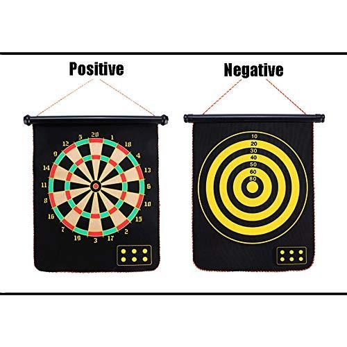 15 磁気ダーツボードセット 12個安全ダーツ両面ブルズアイゲーム 磁気安全ダーツボードキッズ家族レジャースポーツ男の子ギフト優れた屋内ゲーム Khabarbani Com