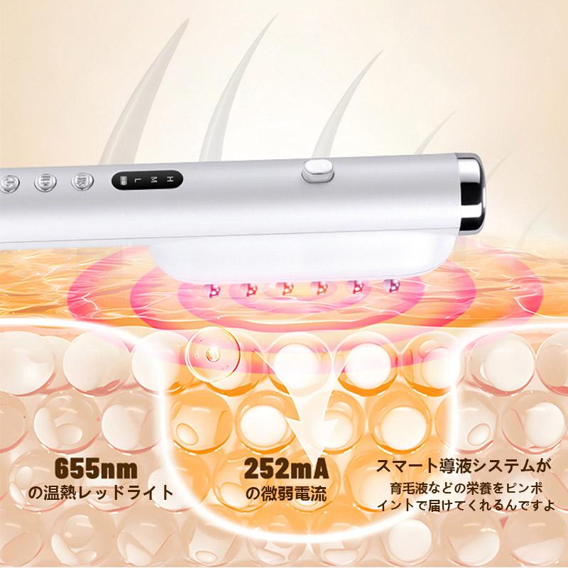 美顔器 電気ブラシ EMS 目元 頭皮 電気針 ヘッドマッサージ 振動 美容