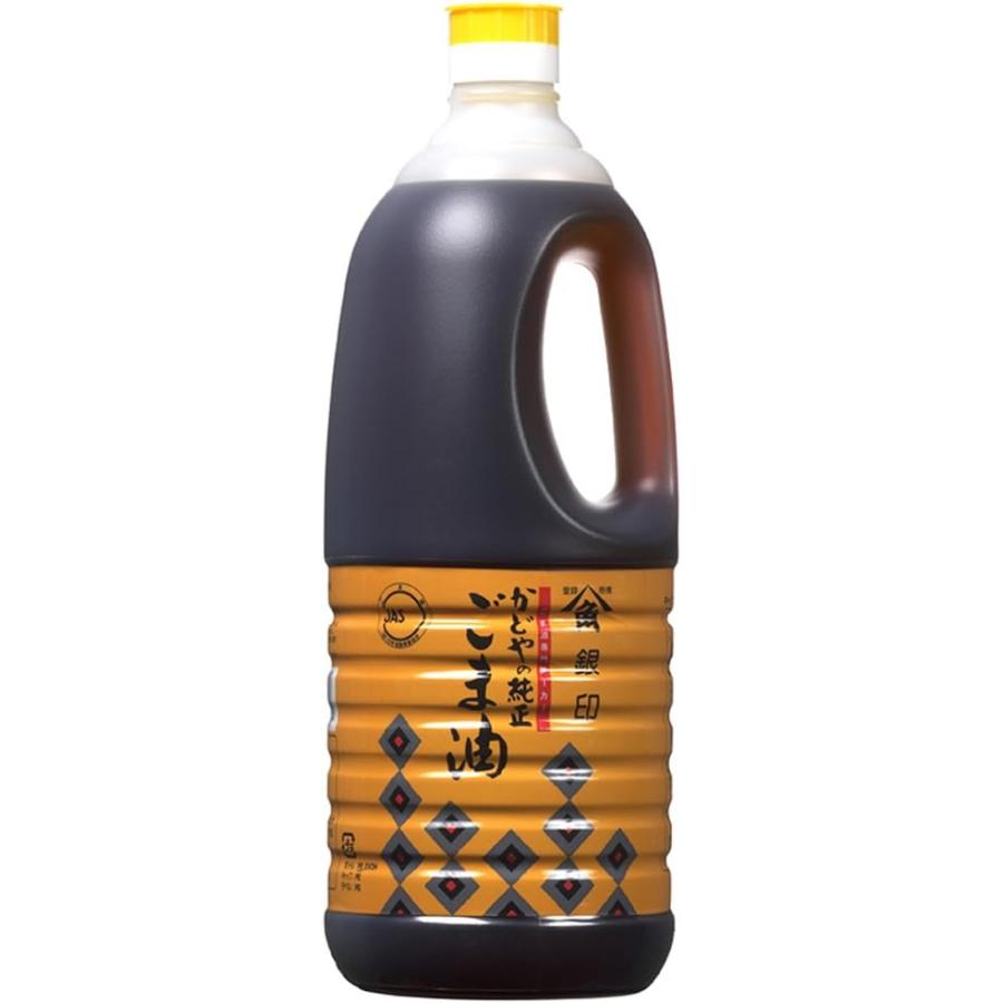 かどや製油 銀印ごま油 (濃口) 1650g かどや : ebisu 塩田屋 酒Net