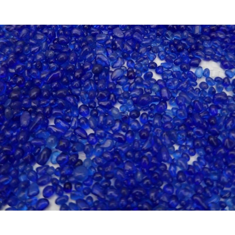 化粧ガラス玉 クリスタルストーン ネイビー ブルー 1kg : 建築金物