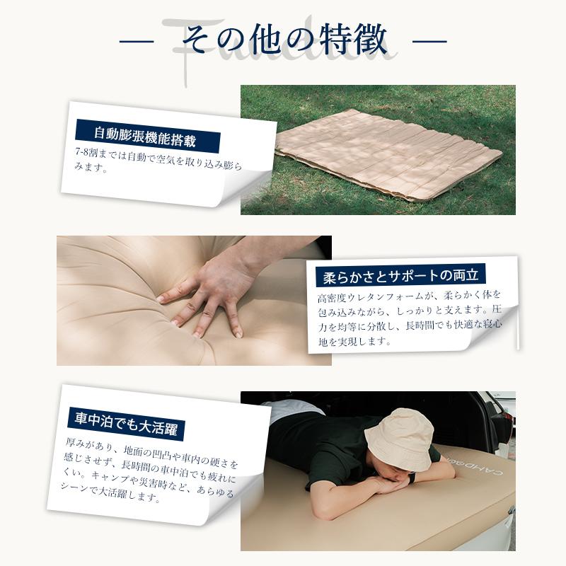 インフレーターマット 10センチ 2人用 ダブル キャンプ マット