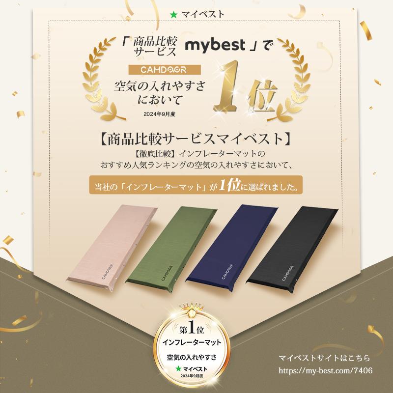 インフレーターマット 8 10センチ ダブル【史上最大幅75cm追加】極厚