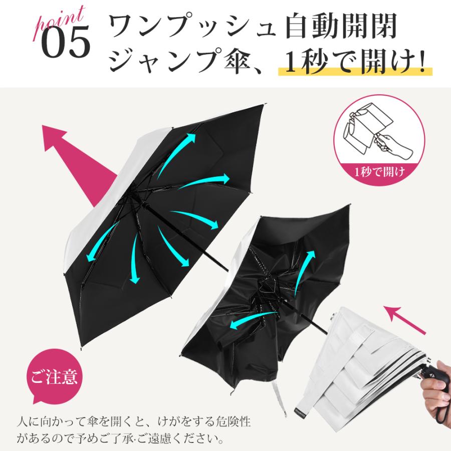 日傘 折りたたみ 超軽量 完全遮光 5秒たためる 晴雨兼用【形状安定