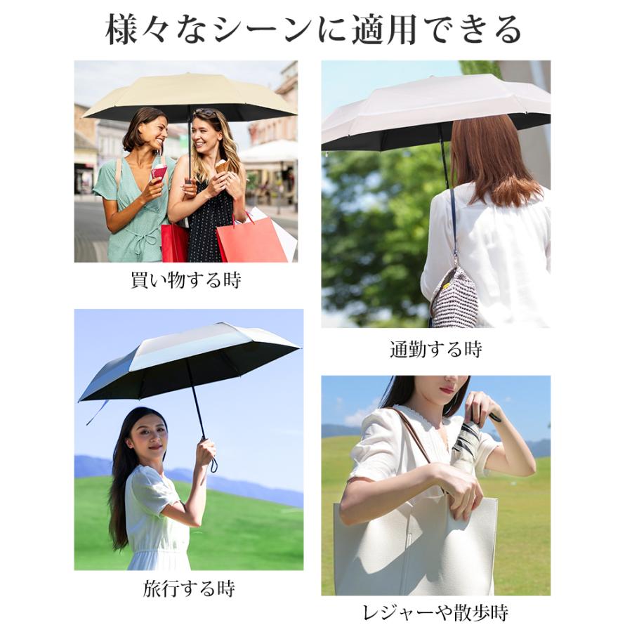 日傘 折りたたみ 超軽量 完全遮光 5秒たためる 晴雨兼用【形状安定