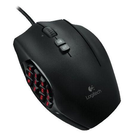 LOGITECH LOGICOOL MMO ゲーミングマウス G600 並 行 輸 入 品 ブラック 