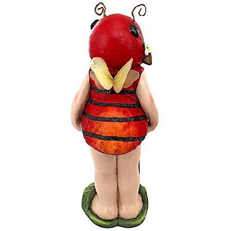 セール Design Toscano Polly The Lady Bug フェアリーガーデンヘルパー像