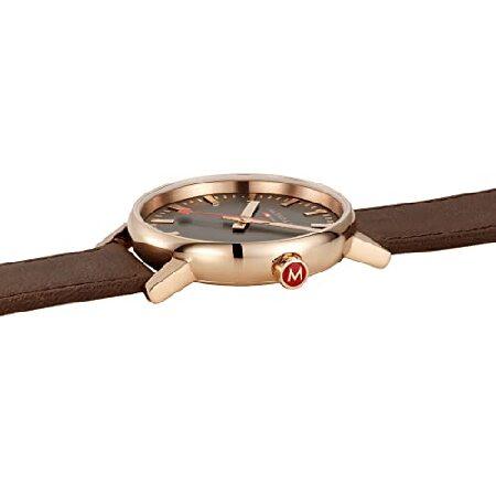 Mondaine Evo2 Rose Gold Watch | St. Steel Polished IP Rose Gold Plated/Grey｜shione-import｜06