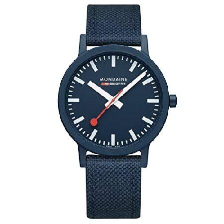 Mondaine Essence 41mm 腕時計, ディープオーシャンブルー｜shione-import｜06