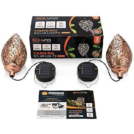 SOLVAO　Solar　Hanging　Waterproof　Solar　Areas　Large　Lights　Rec　Porch,　Other　Patio,　Garden,　Decorative　Yard　Powered,　Outside　Lanterns　and　for　Outdoor