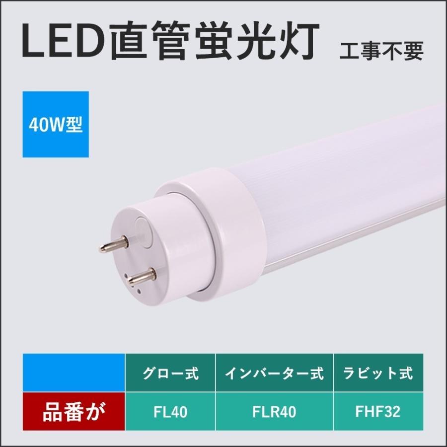 40w形led蛍光灯 工事不要 グロー式 インバーター式 ラピッド式 Fl40 Flr40 Fhf32 日本既存の照明器具全部対応 消費電力 20ｗ 全光束 3200lm 120cm 10本 Tenfl 40 20w 120 10 スイカ雑貨屋 通販 Yahoo ショッピング