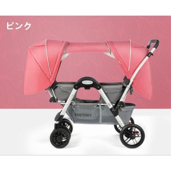 【ほぼ未使用】 ベビーカー（バギー）二人 双子用 対面 双子用 丈夫 軽量 おすすめ 【K3806574366】(22789円)
