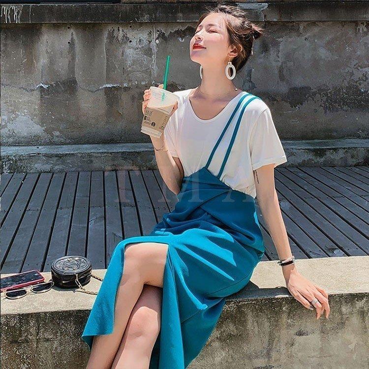 安い販アイテム セットアップ レディース 40代 春夏 オシャレ 韓国風 上下セット 着痩せ 可愛い サロペット Tシャツ スカート 通勤 新作 きれいめ 3色 質屋 Www Superavila Com