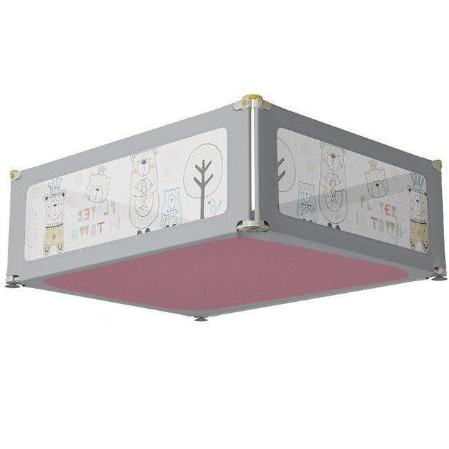 ベビーサークル 大型 ベビーフェンス おしゃれ 扉ロック 安全の高さ マットなし 育児ベビーサークル 底に吸盤付き 赤ちゃん 垂直・片側昇降可能 柵 安全 