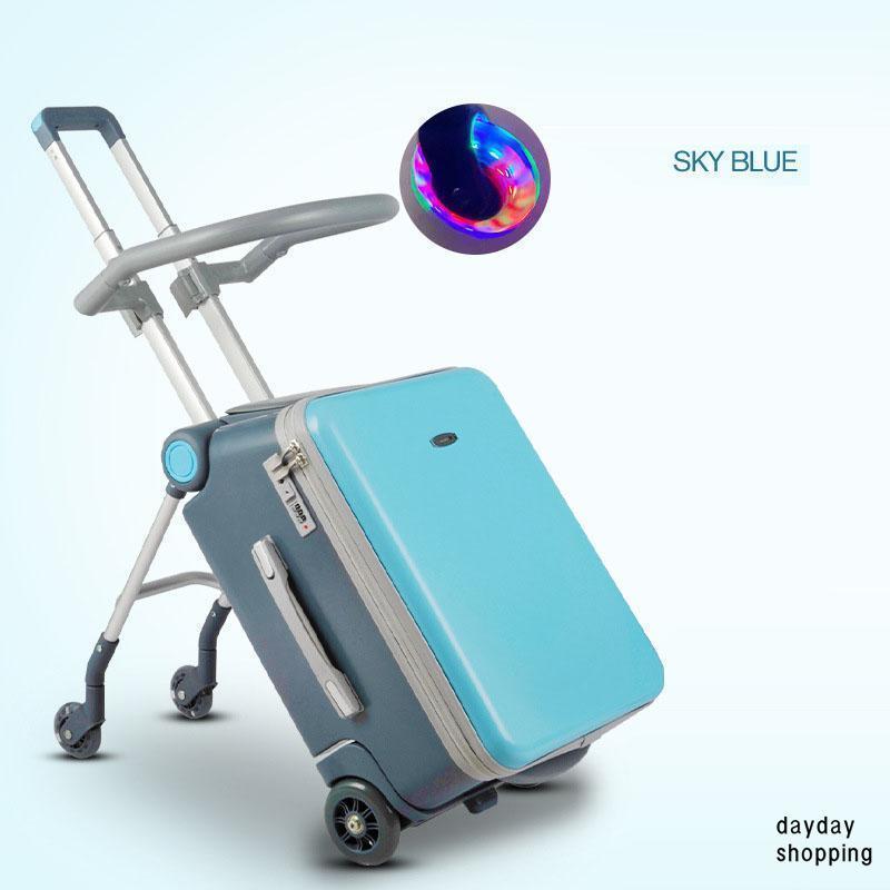 スーツケース Sサイズ 子どもが座れる キッズキャリー 座れるキャリー キャリーバッグ 子供用 かわいい キャリーケース 座れる 子供キャリー 軽量 大容量 