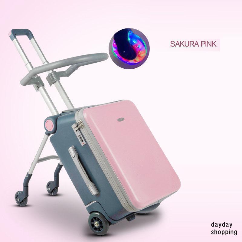 スーツケース Sサイズ 子どもが座れる キッズキャリー 座れるキャリー キャリーバッグ 子供用 かわいい キャリーケース 座れる 子供キャリー 軽量 大容量 