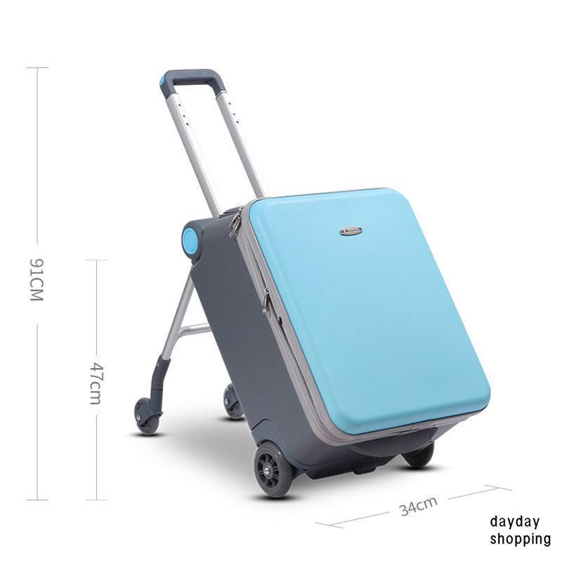 スーツケース Sサイズ 子どもが座れる キッズキャリー 座れるキャリー キャリーバッグ 子供用 かわいい キャリーケース 座れる 子供キャリー 軽量 大容量 