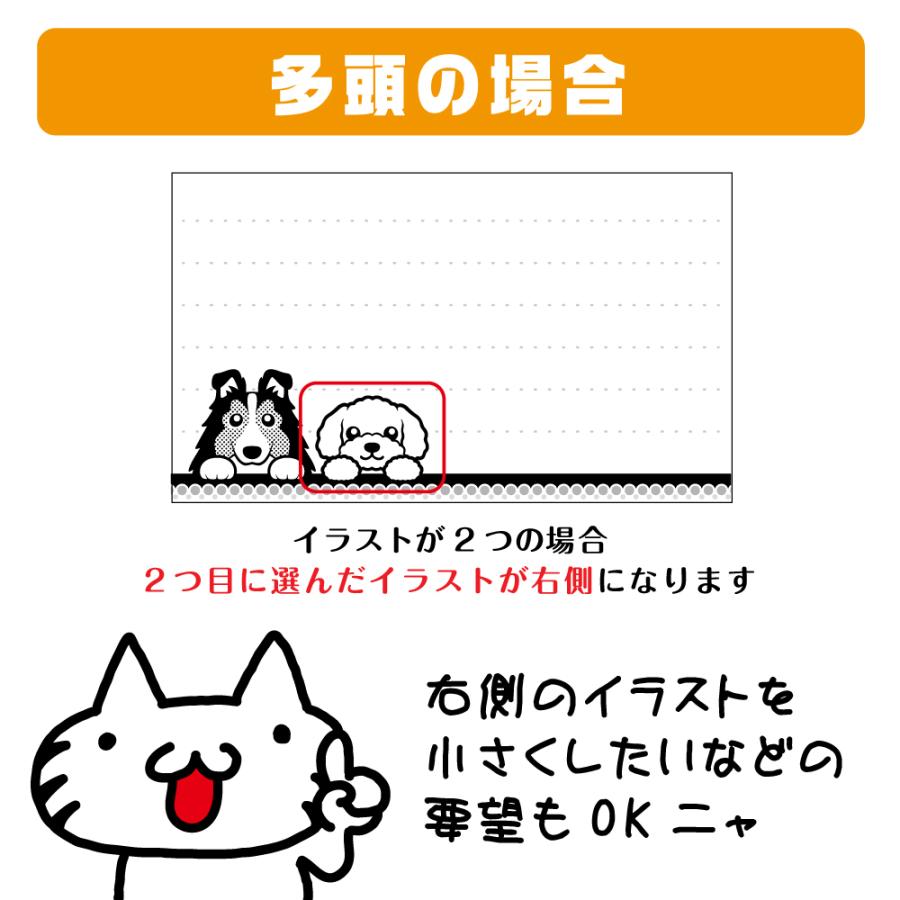 動物のイラストが選べる メモカード 100枚 多頭対応 名刺サイズ グッズ 雑貨 オリジナル 送料無料 Mc 01 動物イラストはんこ しっぽと生活 通販 Yahoo ショッピング