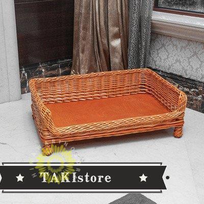 ペットベッド 耐噛み 藤ベッド マット 和式 ひんやり 犬用 犬マット 夏 クッション ペットソファ ござ 四季 寝床 猫用 手作り 編み物 大型犬 中型犬 