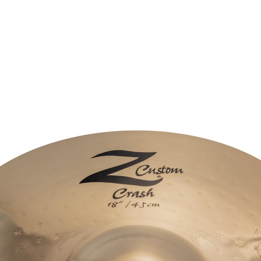 ジルジャン Zカスタム クラッシュ 18インチ Zildjian 【シンバルの取説プレゼント】【送料無料】の画像