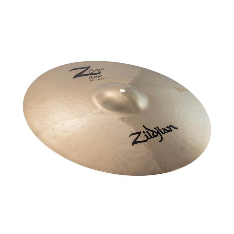 ジルジャン Zカスタム クラッシュ 18インチ Zildjian 【シンバルの取説プレゼント】【送料無料】の画像
