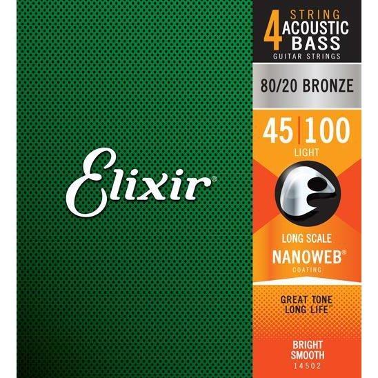 Elixir（エリクサー）エレキベース弦 ニッケル NANOWEBコーティング 1セット (Light, Long Scale) 【追跡可能メール便 送料無料】｜shiraimusic