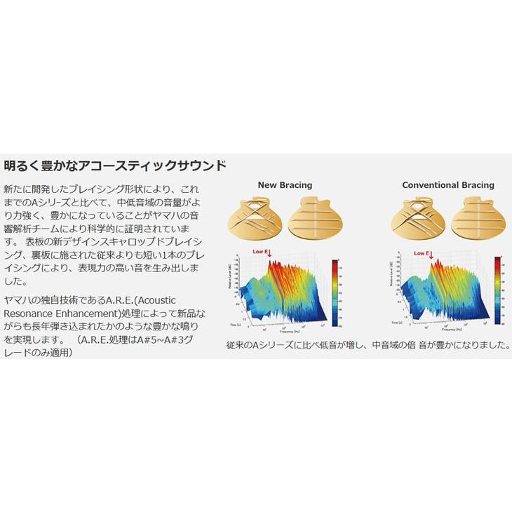 ヤマハ Aシリーズ エレクトリックアコースティックギター YAMAHA A3R ARE (VN) 【ライトケース付】 【送料無料】□□の画像