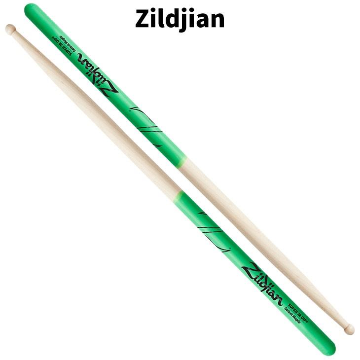 Zildjian（ジルジャン） ドラムスティック スーパー 7A グリーンDIP