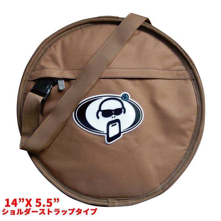 プロテクションラケット スネアドラム用ケース ショルダーストラップタイプ 14”X 5.5” (ブラウン) PROTECTION Racket LPTR14SD5.5CSBR