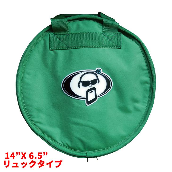 プロテクションラケット スネアドラム用ケース リュックタイプ 14”X 6.5” (グリーン) PROTECTION Racket LPTR14SD6.5RSGR