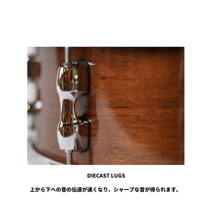 (サカエ) JAPAN CUSTOM スネアドラム Walnut 14"× 5.5" 【専用ソフトケース付属】【送料無料】 【SPECIAL】
