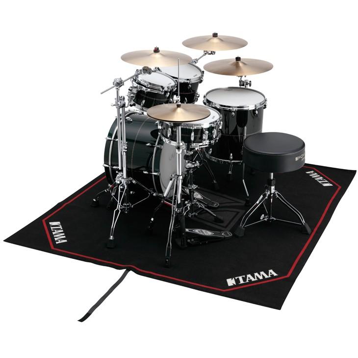 TAMA タマ ドラムセッティングカーペット ドラムマット ブラック