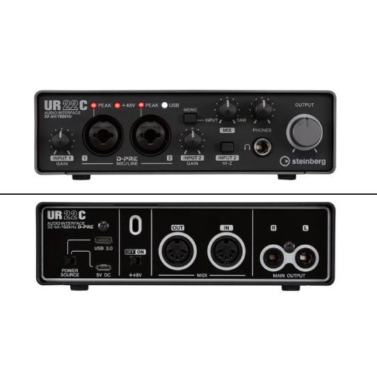 Steinberg UR22C USBオーディオインターフェース　本体 Steinberg UR22C USBオーディオインターフェース(2イン2アウト