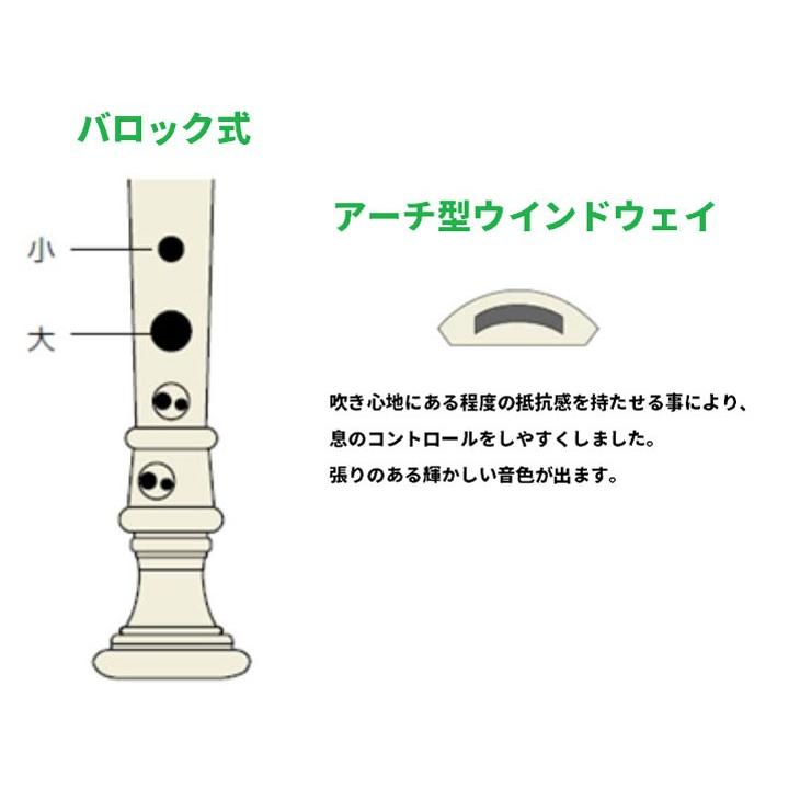 YAMAHA（ヤマハ） YRS-38BIII ソプラノリコーダー バロック式 : シライ