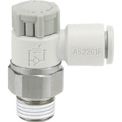 SMC ワンタッチ管継手スピードコントローラ（エルボタイプ