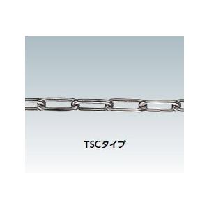ＴＲＵＳＣＯ　ステンレスカットチェーン　５．０ｍｍＸ１０ｍ　TSC-5010 【漁業】