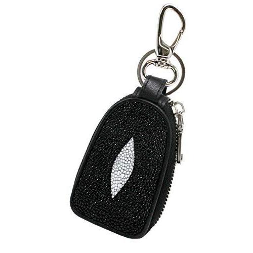 店内全品ﾎﾟｲﾝﾄ2倍 Qlione キーケース 天然エイ革 スティングレー ガルーシャ Black Fmfm Com Mx