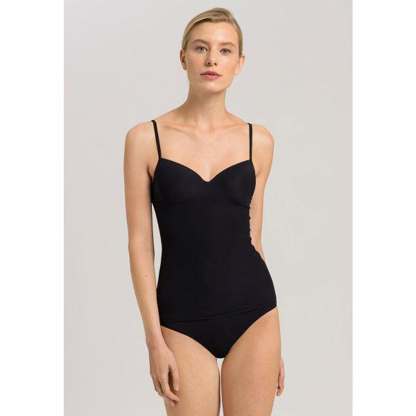 ハンロ アリュール 定番 カップ付き キャミソール HANRO ALLURE Vネック インナー レディース 送料無料 ハンロ アリュール 定番 カップ付き キャミソール HANRO ALLURE V