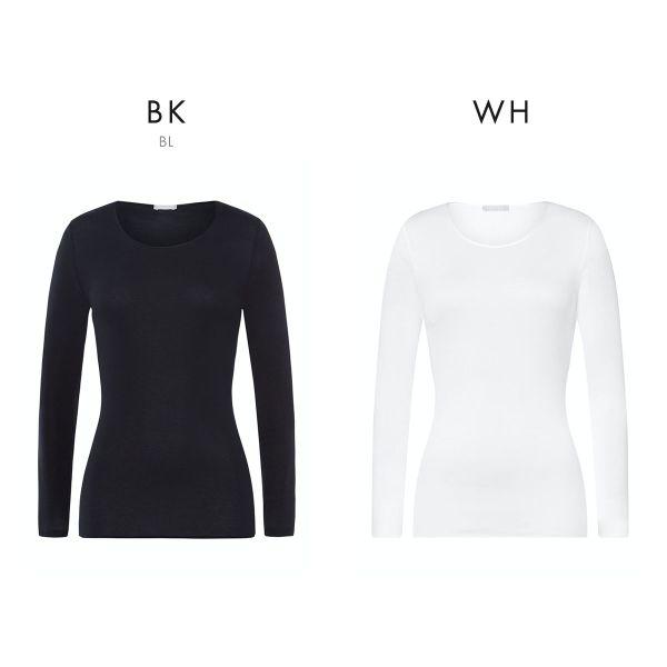 HANRO ハンロ コットン シームレス 長袖 トップス COTTON SEAMLESS U