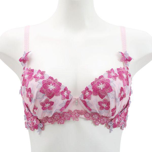 Due Perle ドゥペルル DuePerle 桜蝶 脇すっきり ブラジャー Due Perle ドゥペルル DuePerle 桜蝶 脇すっきり ブラジャー