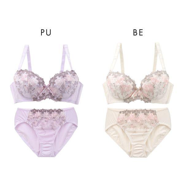 SHIROHATO（白鳩） ブラジャー 段差すっきり体験 ショーツ セット ABCD