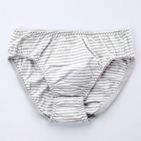 メール便 5 制服ショーツ Snoopy スヌーピー ジュニア 綿混 ノーマル ショーツ 杢ボーダー柄 Shirohato 白鳩 通販 Paypayモール