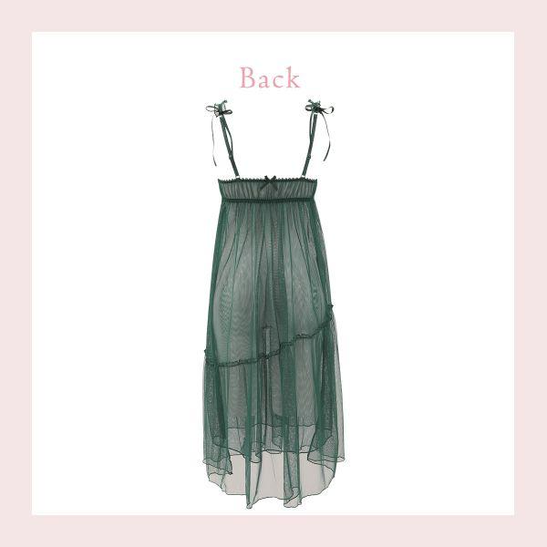 リサマリ ルビー カップ付き マキシワンピース ランジェリー Risa Magli_7