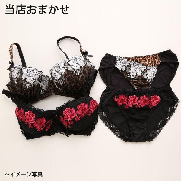 ビーオーエヌ bon グラマーサイズ ブラジャー＆ショーツ お得2本セット GHI 下着女性 上下セット 福袋 [ 大きいサイズ アンダー85まで ]｜shirohato｜05