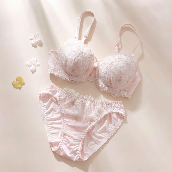 SHIROHATO（白鳩） プチソワレ ブルーミングフラワー ブラセット ABCD