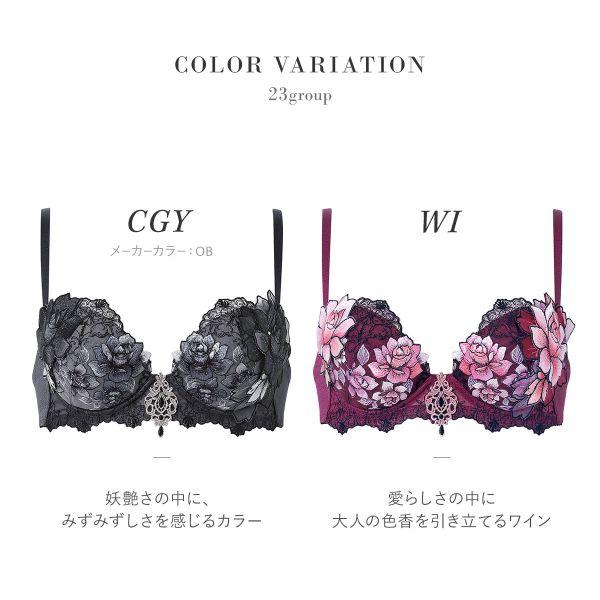 サルート（SALUTE） ワコール 23グループ 23G P-UP ブラジャー DEF