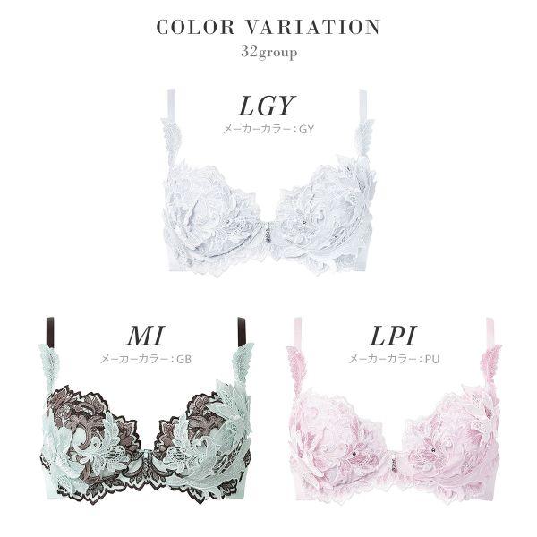 サルート（SALUTE） ワコール 32グループ 32G P-UP ブラジャー DEF