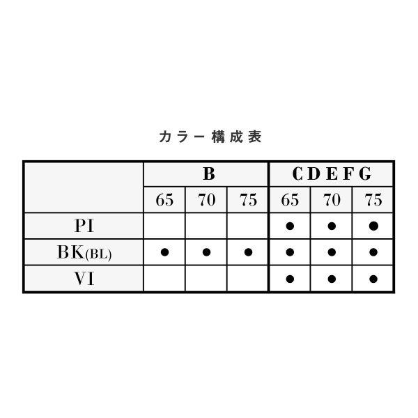 ワコール Wacoal サルート Salute 23AW 95G BTJ495 VIVA LINE ブラジャー DEF ビバライン 谷間 単品 ブルーム｜shirohato｜15